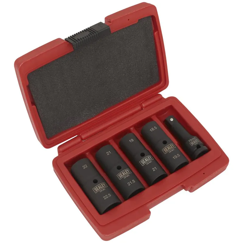 SX1820 Double Ended Impact Socket Set 1/2''Sq Drive 5pc - Sealey