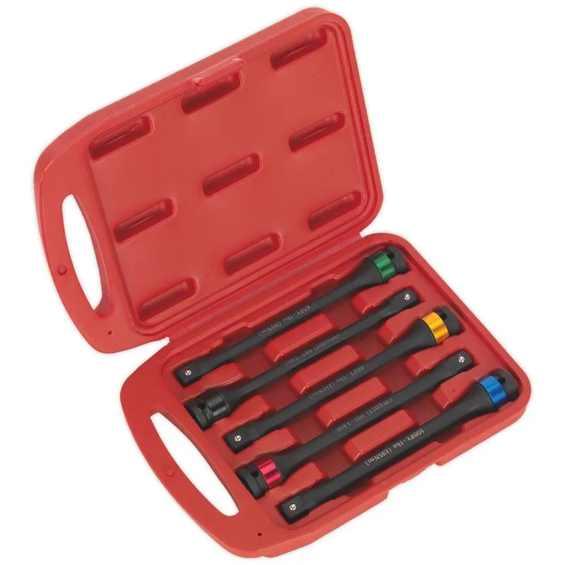 Sealey AK2242 Torque Stick Set 5pc 1/2"Sq Drive