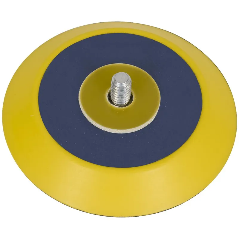 Hook & Loop Backing Pad 75mm x 1/4'Unc Male - Sealey
