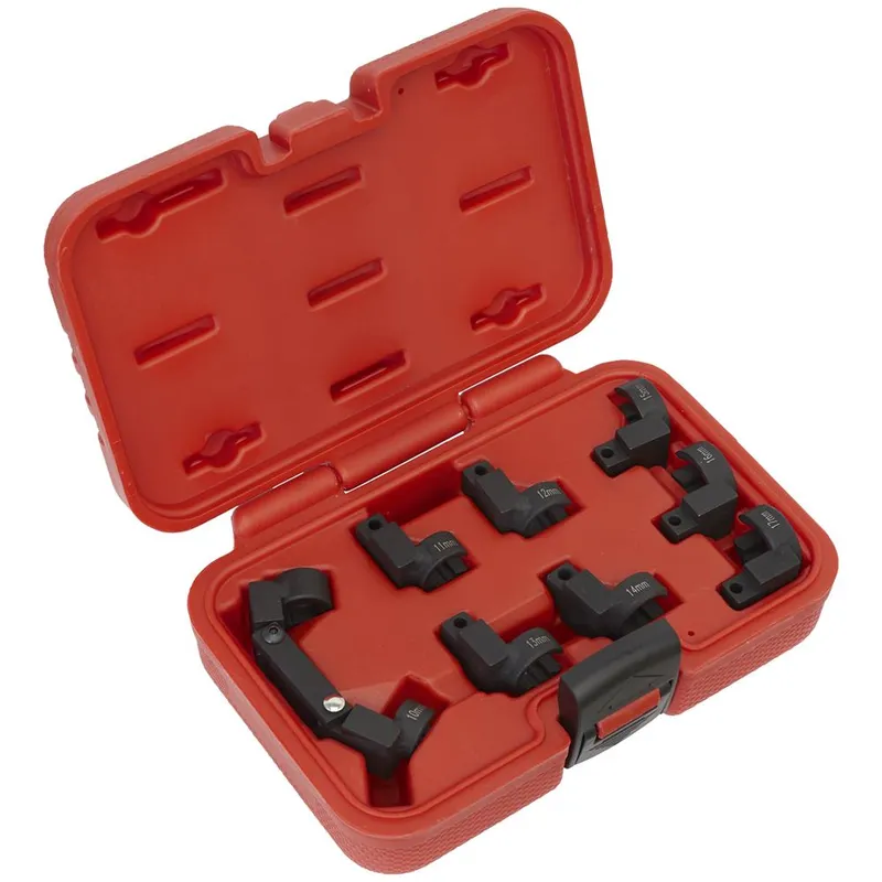 Sealey 9 Piece 3/8" Drive Injector Pipe Socket Set 3/8"