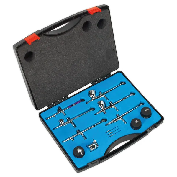 Sealey 10 Piece Mini Air Brush Kit