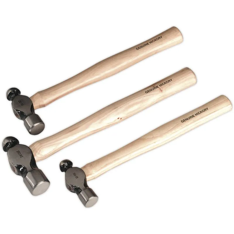 Sealey 3 Piece Ball Pein Hammer Set