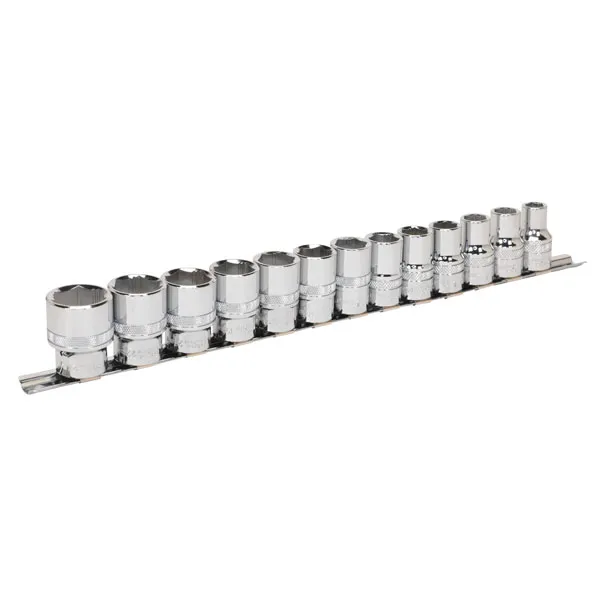 Sealey 13 Piece 1/2" Drive Lock On Hexagon Socket Set 1/2"