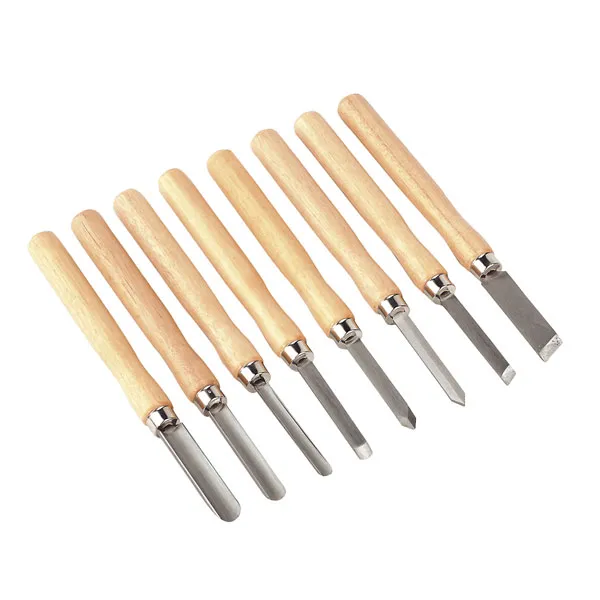 Sealey AK60/8 8 Piece Wood Turning Tool Set