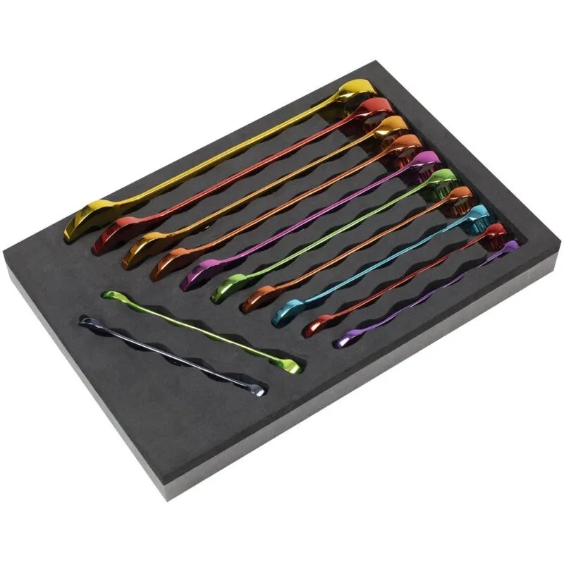 Sealey AK63267 Premier Multi-Coloured Combination Spanner Set 12pc