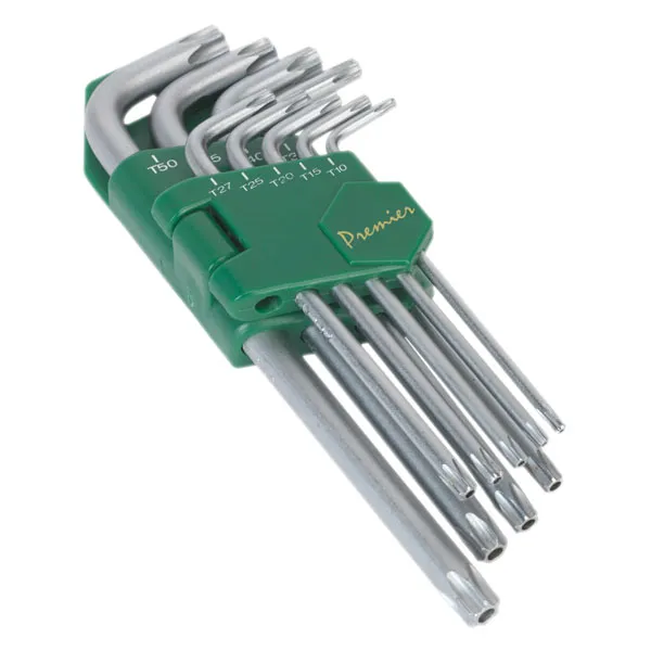 Sealey AK7162 Security Trx-Star* Key Set 9pc Long