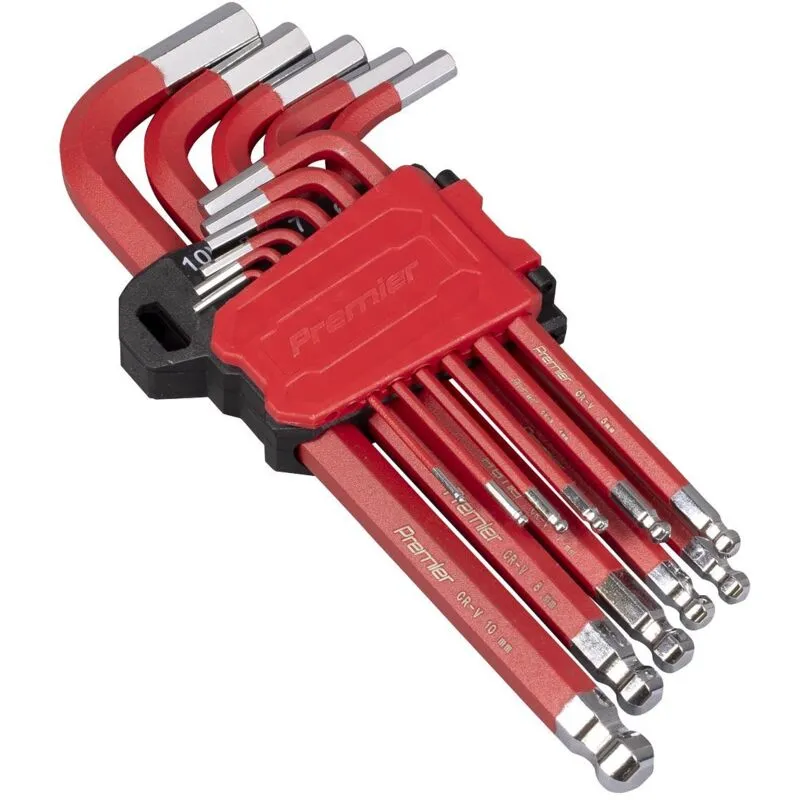 Sealey AK71640 Premier Long Ball-End Hex Key Set 11pc