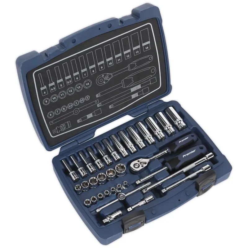 Sealey AK8990 33 Piece 1/4" Drive Socket Set 1/4"