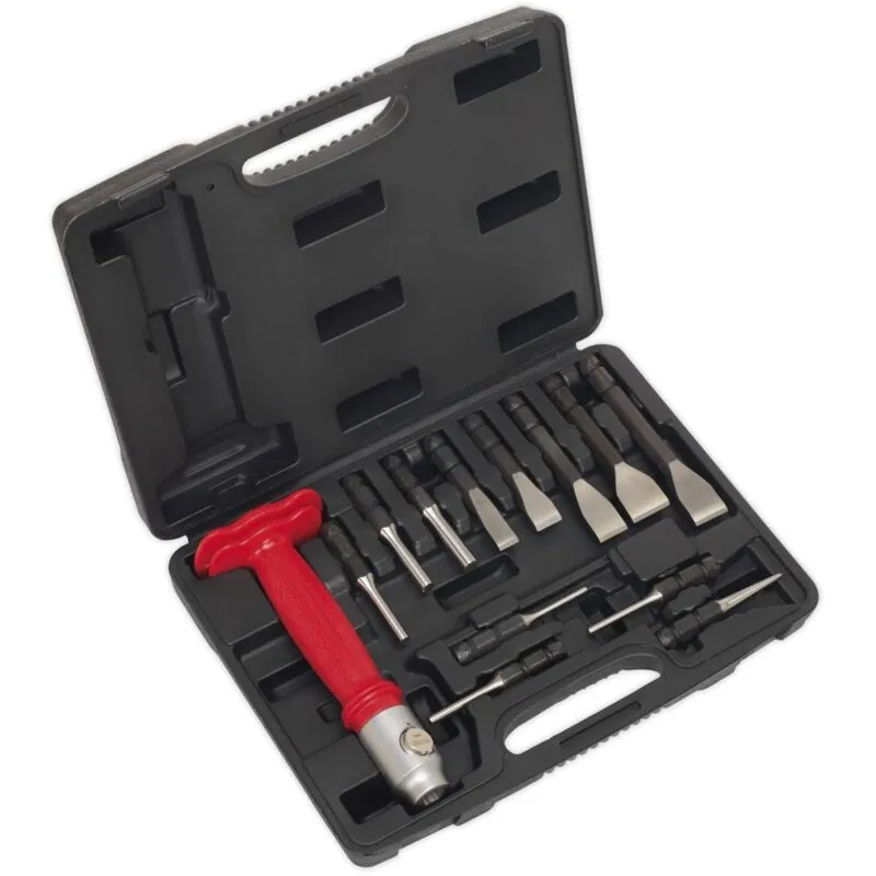 Sealey AK9215 Interchangeable Punch & Chisel Set 13pc
