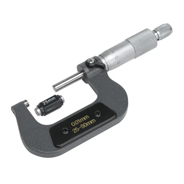 Sealey - External Micrometer 0-25mm AK9630M