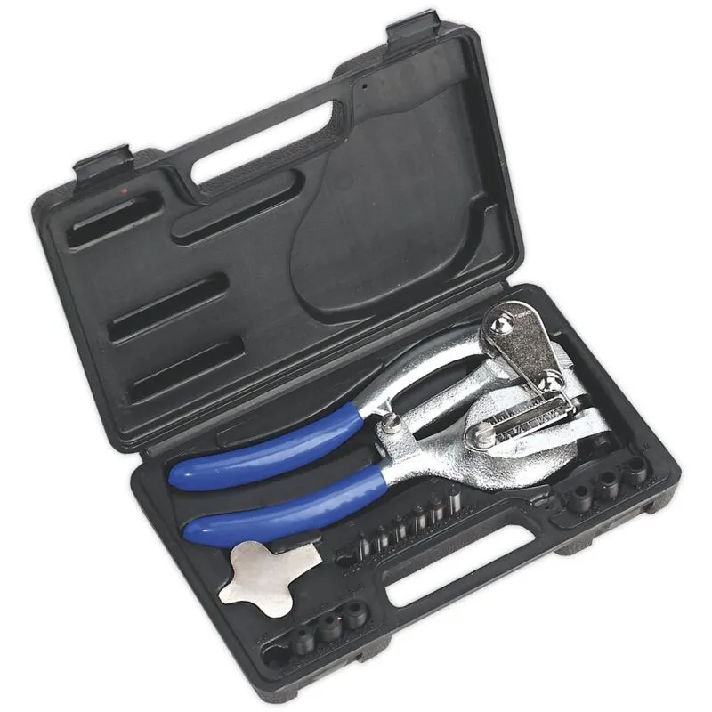Sealey 14 Piece Metal Hole Punch Set