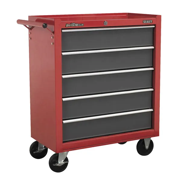 Sealey - AP22505BB American Pro® Rollcab 5 Drawer - Red/Grey