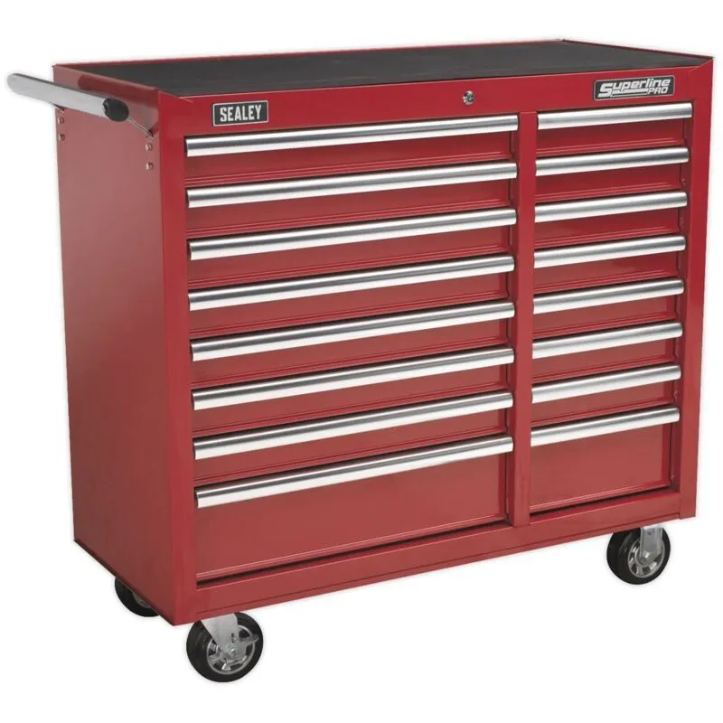 Sealey - AP41169 Superline pro Heavy-Duty Rollcab 16 Drawer - Red