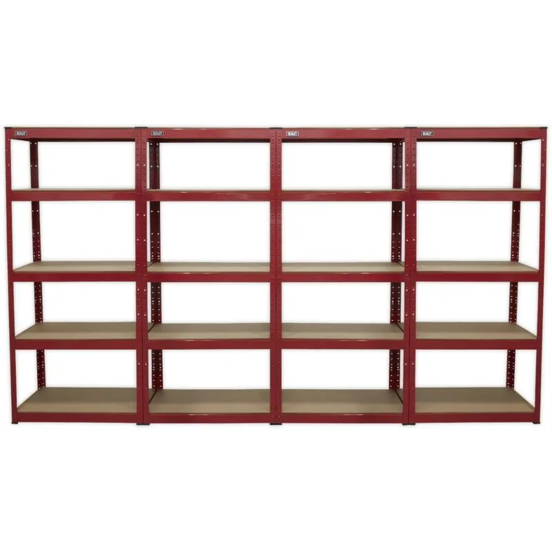 Sealey AP6150COMBO Racking Unit + 5 Shelves 150kg Capacity Per Lev...