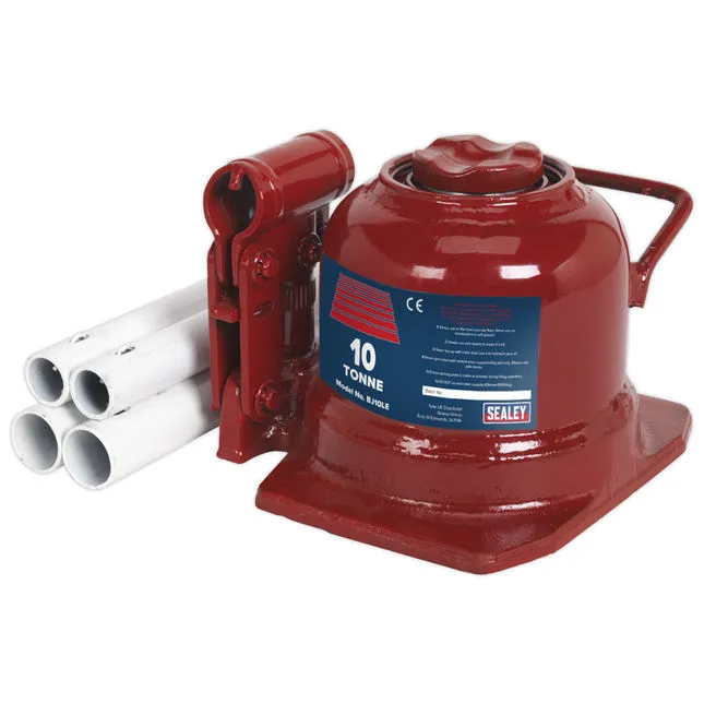 Sealey Low Entry Telescopic Bottle Jack 10 Tonne