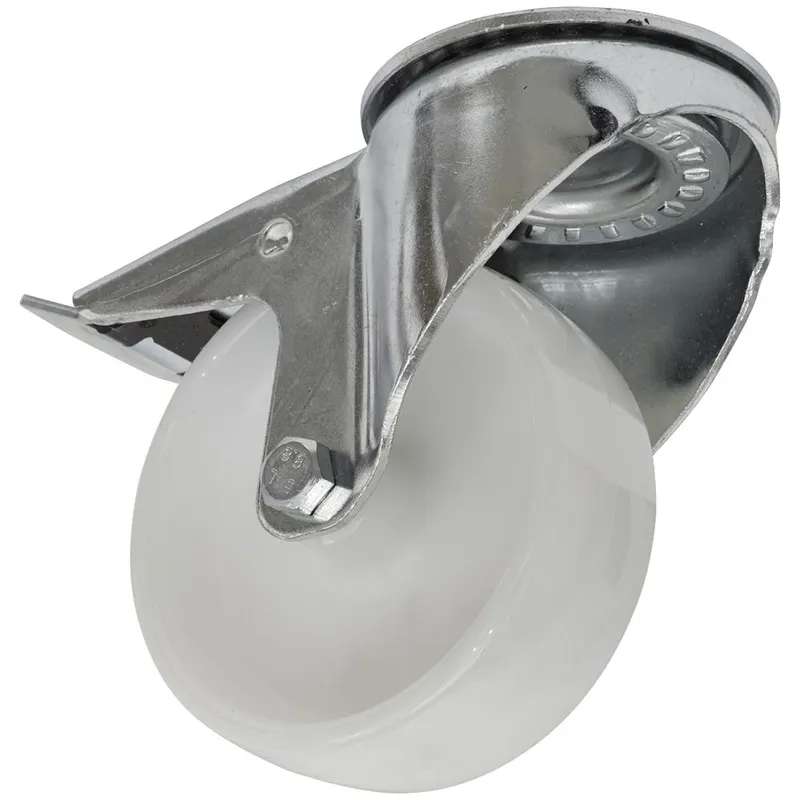 Sealey SCW4100SBL Castor Wheel Bolt Hole Swivel with Total Lock Ø100mm