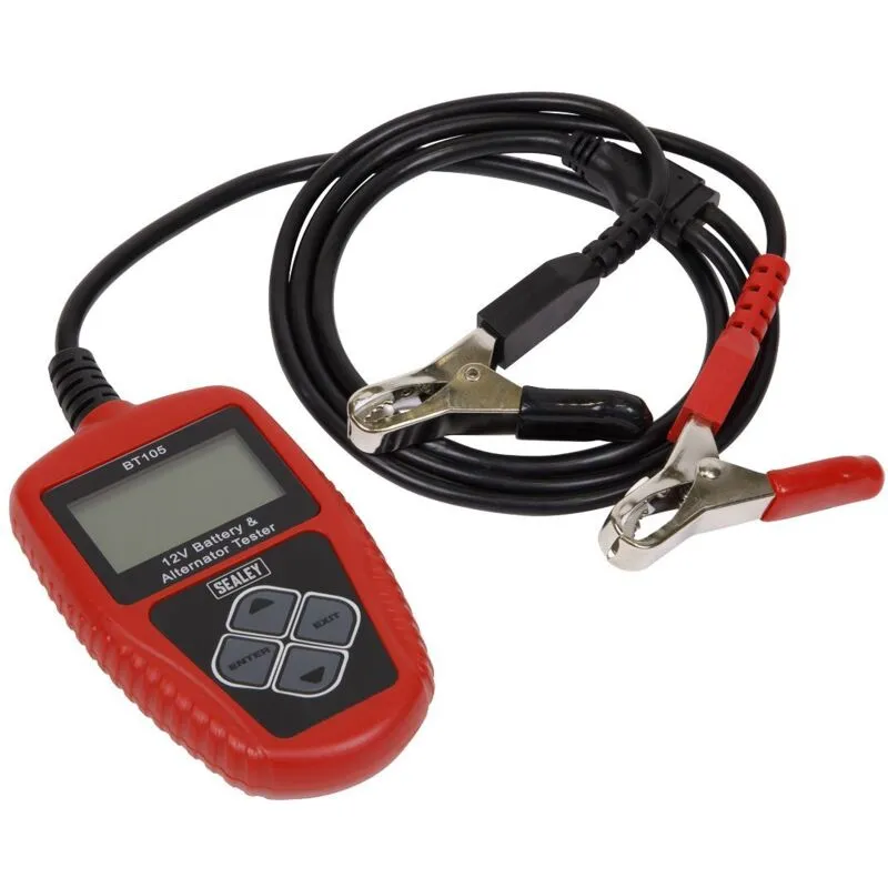 Sealey - BT105 Digital Battery & Alternator Tester 12V