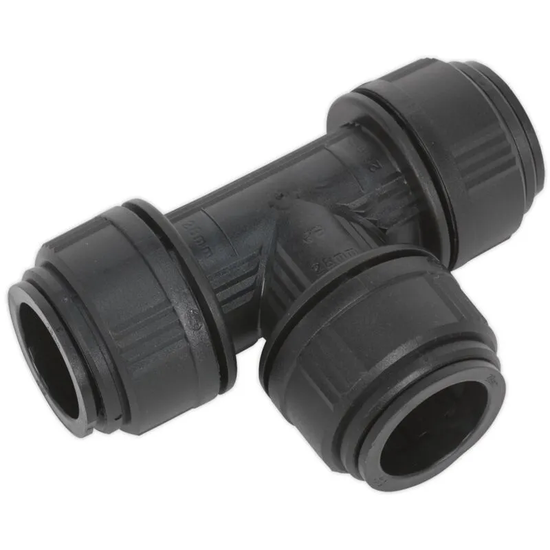 Sealey - CAS28ET Speedfit® Equal Tee 28mm - Pack of 5