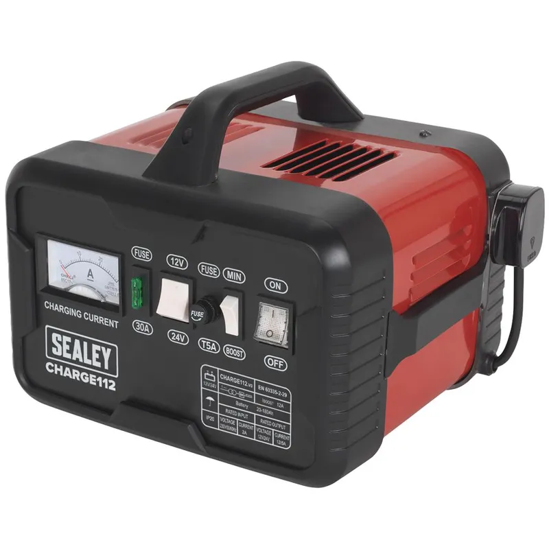 Sealey - 12/24V Battery Charger 16A 230V CHARGE112