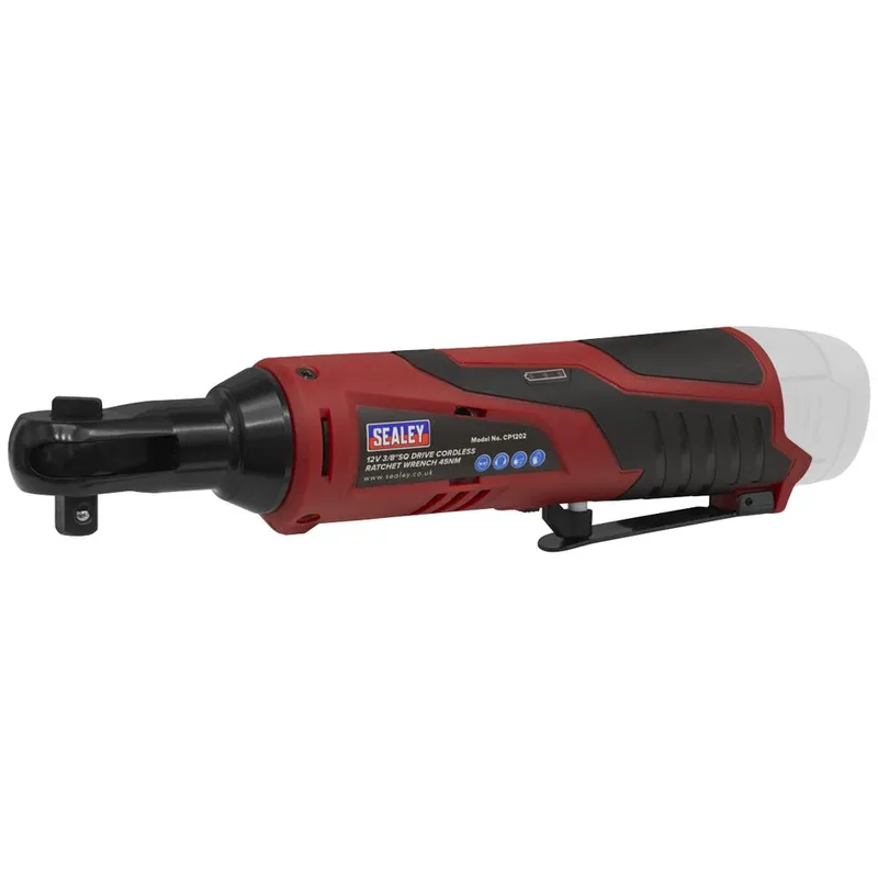 Sealey CP1202 Cordless Ratchet Wrench 3/8"Sq Drive 12V Li-ion - Bo...