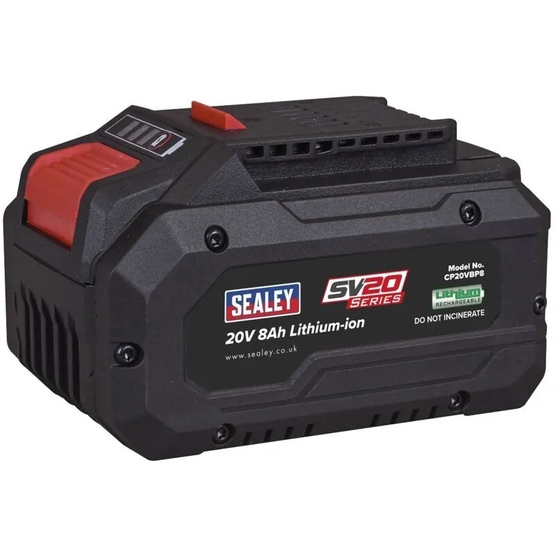 Sealey - CP20VBP8 SV20 Series Power Tool Battery 20V 8Ah