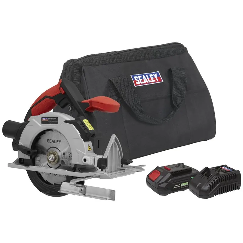 Sealey - Circular Saw Kit 20V 2Ah SV20 Series 150mm CP20VCSKIT1