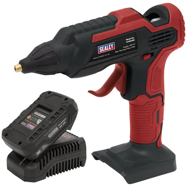 Cordless Glue Gun Kit 20V 2Ah SV20 Series CP20VGGKIT1 - Sealey