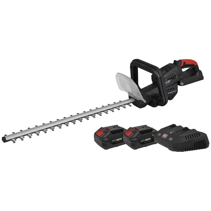 Sealey CP40VHTKIT 52cm Hedge Trimmer Kit with 2x 20V 4Ah Batteries