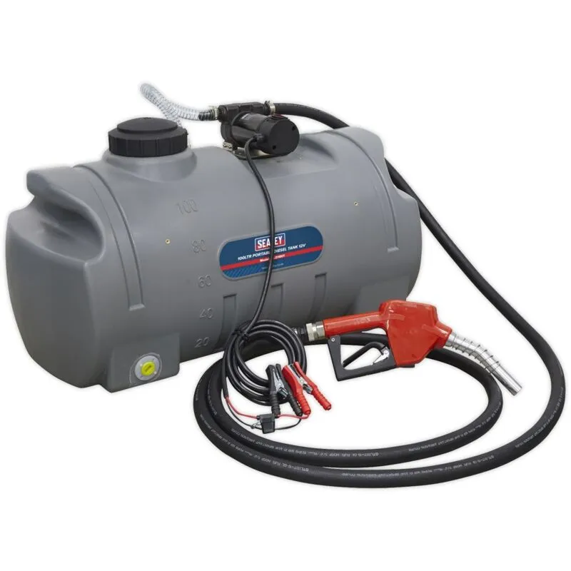 Sealey - D100T Portable Diesel Tank 100L 12V
