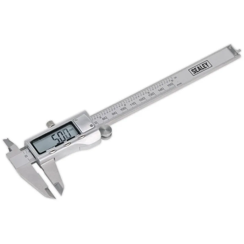 Sealey - AK9621EV Premier Stainless Steel Digital Vernier Caliper 0-150mm(0-6'')