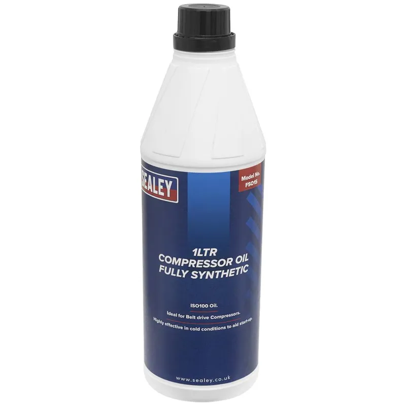 Sealey Fully Synthetic Compressor Oil 1L FSO1S