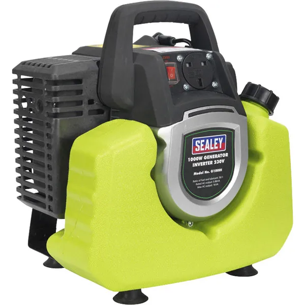 Sealey - G1000I 1000W Inverter Generator 2-Stroke Engine 230V