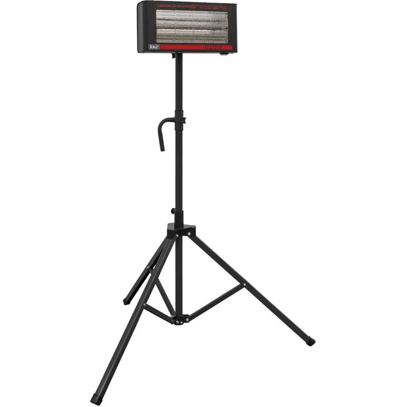 Sealey - IR12CT Infrared Quartz Heater with Tripod Stand 230V 1.2kW