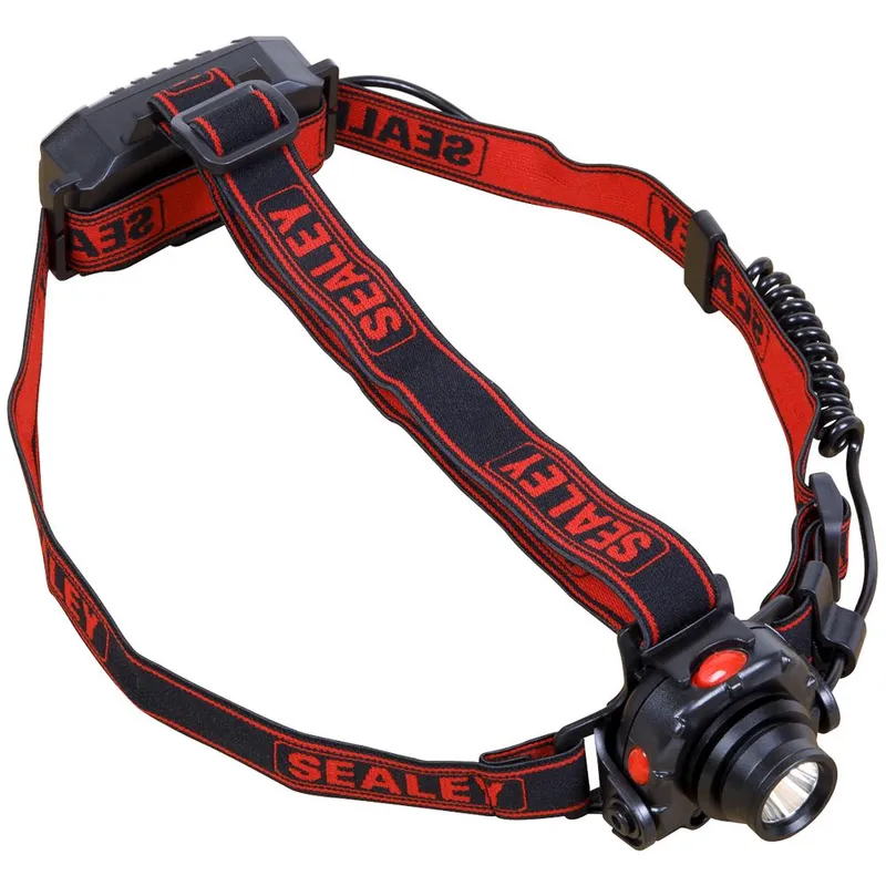 Sealey LED Rechargeable Auto Sensor Head Torch Grey