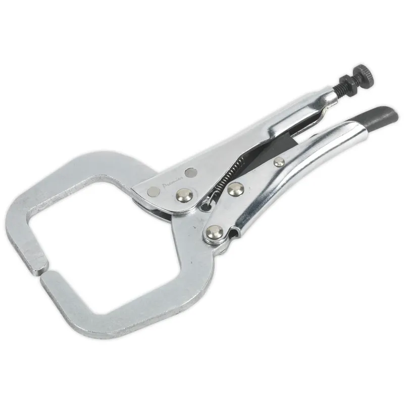 Sealey Premier Locking C-Clamp 165mm 0-45mm Capacity AK6826