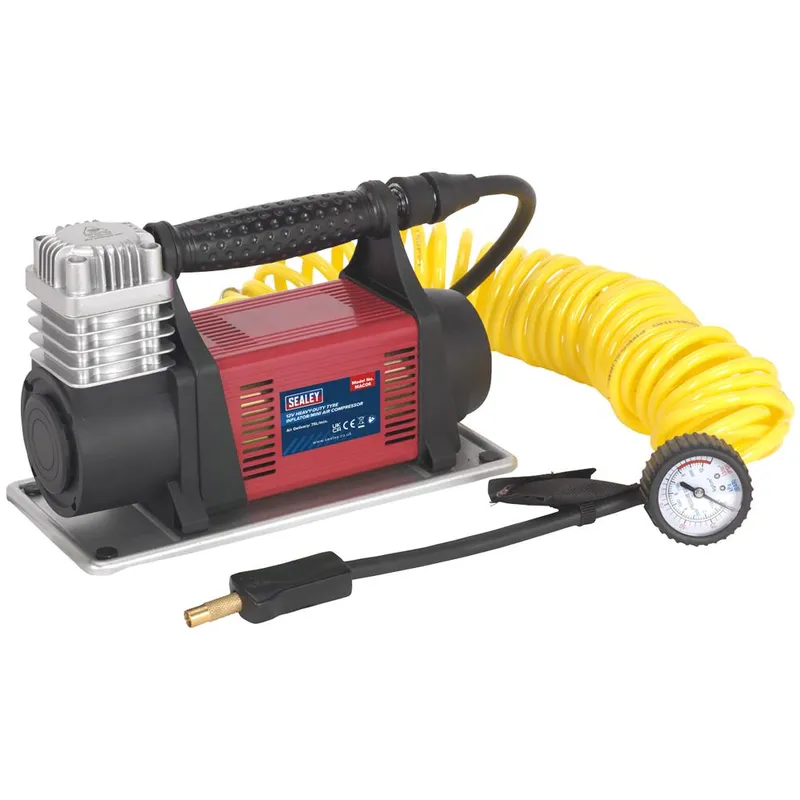 Sealey MAC06 12v Heavy Duty Mini Air Compressor 12v