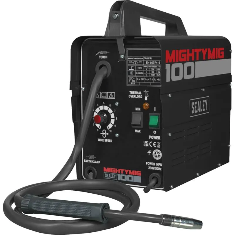 Sealey MIGHTYMIG100 Professional No-Gas Mig Welder 100Amp 230V