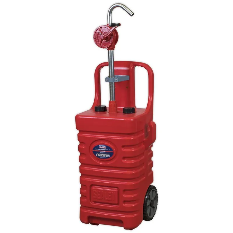 Sealey Mobile Dispensing Tank With Oil Rotary Pump