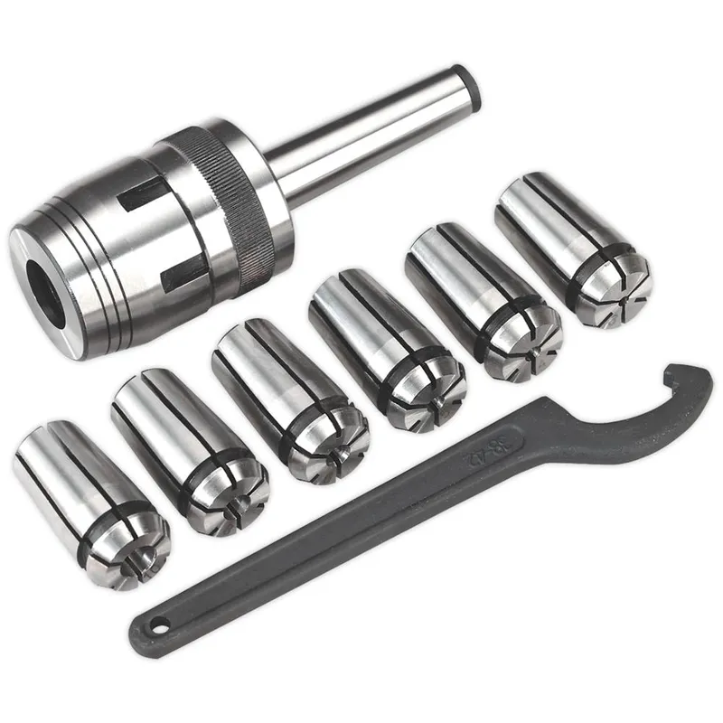 Sealey MT2-M10 Mill Chuck Set for SM2503 Mini Mill