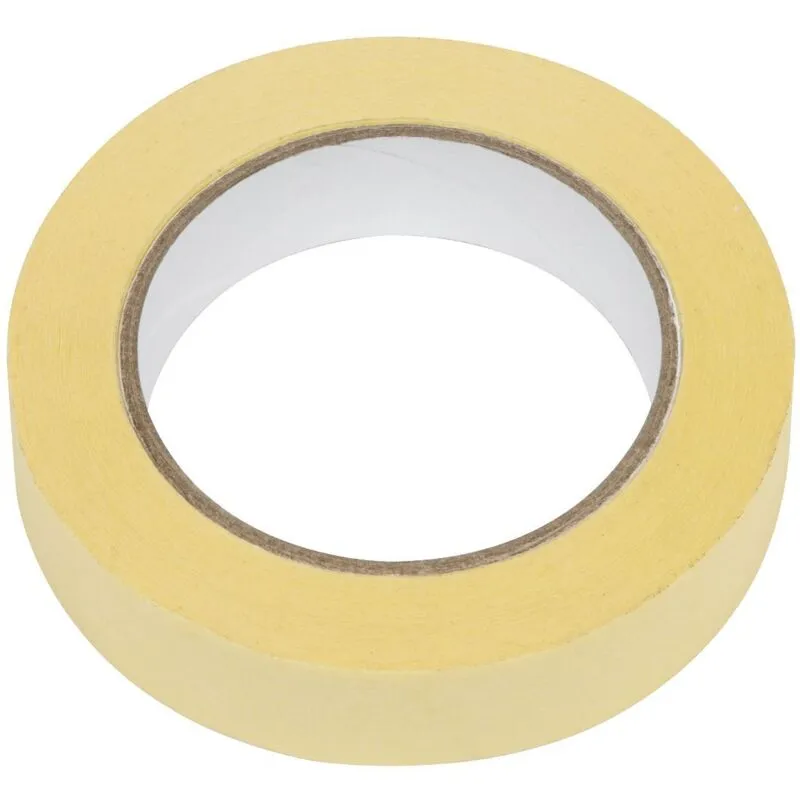 Sealey - MTLB24 Premium Quality Masking Tape 24mm x 50m Pack of 36