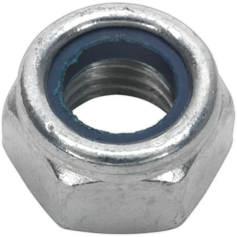 Sealey - NLN14 Zinc Plated Nylon Locknut M14, din 982 - Pack of 25