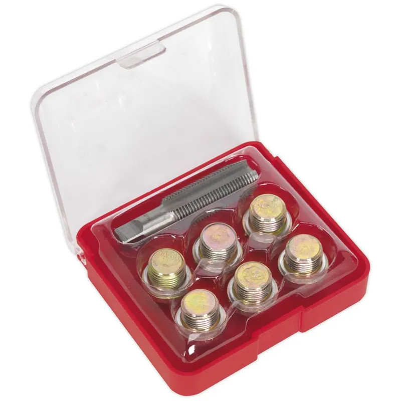 Oil Drain Plug Thread Repair Set - M17 - Sealey