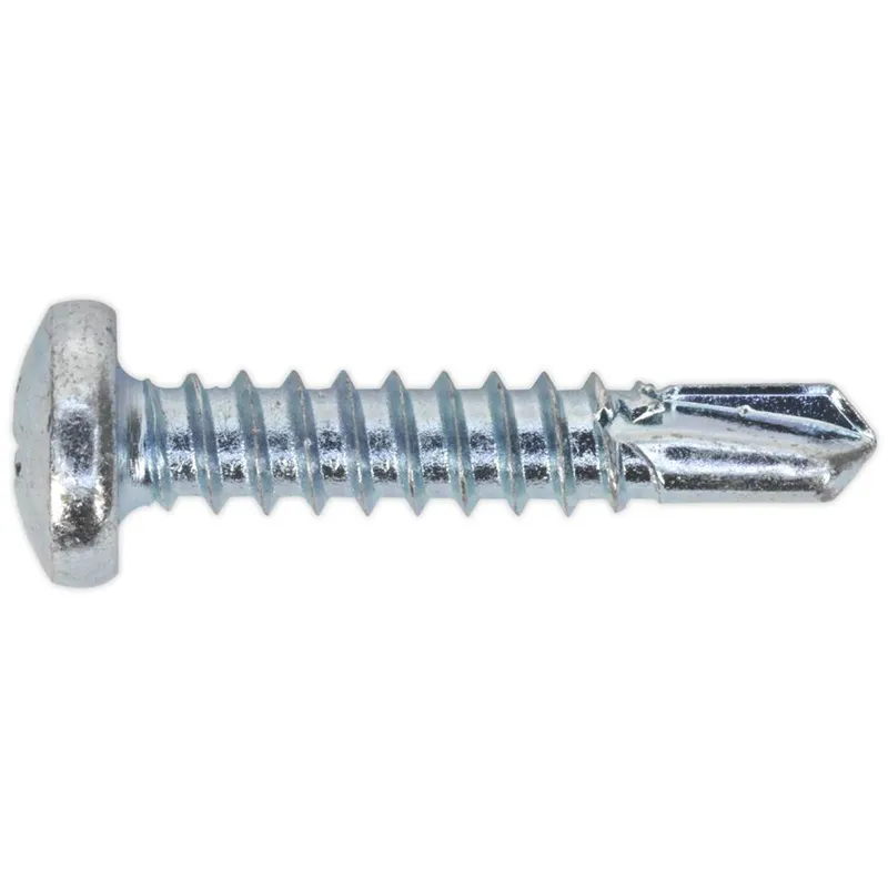 Sealey SDPH4825 Self Drilling Screw 4.8 x 25mm Pan Head Phillips Z...