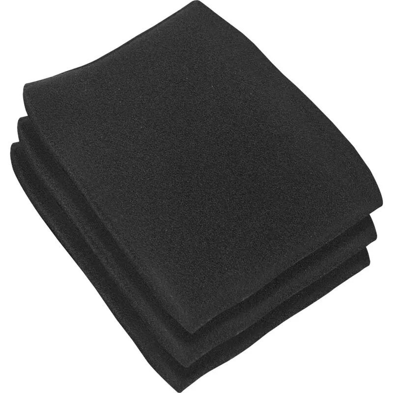 Sealey - PC380MFF Foam Filter - Pack of 3