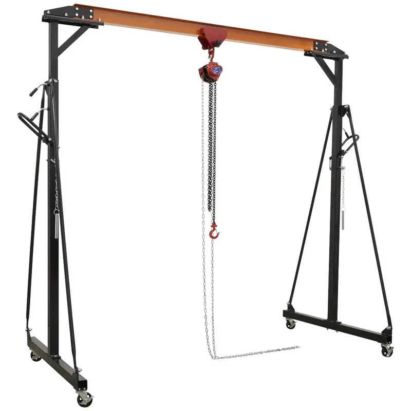 Sealey Portable Adjustable Gantry Crane 0.5 Tonne