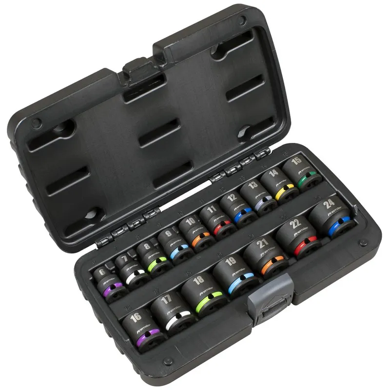Sealey Premier 17 Piece 3/8" Drive Impact Socket Set 3/8"