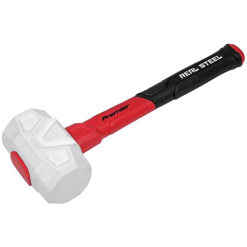 Rubber Mallet with Fibreglass Shaft 16oz - Sealey