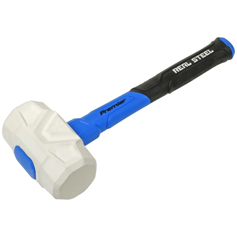 Sealey RMG24 Rubber Mallet with Fibreglass Shaft 24oz