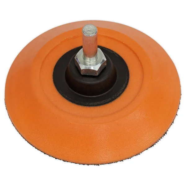 Sealey - PTC75HLM 75mm Hook-and-Loop Backing Pad on 6mm Shaft