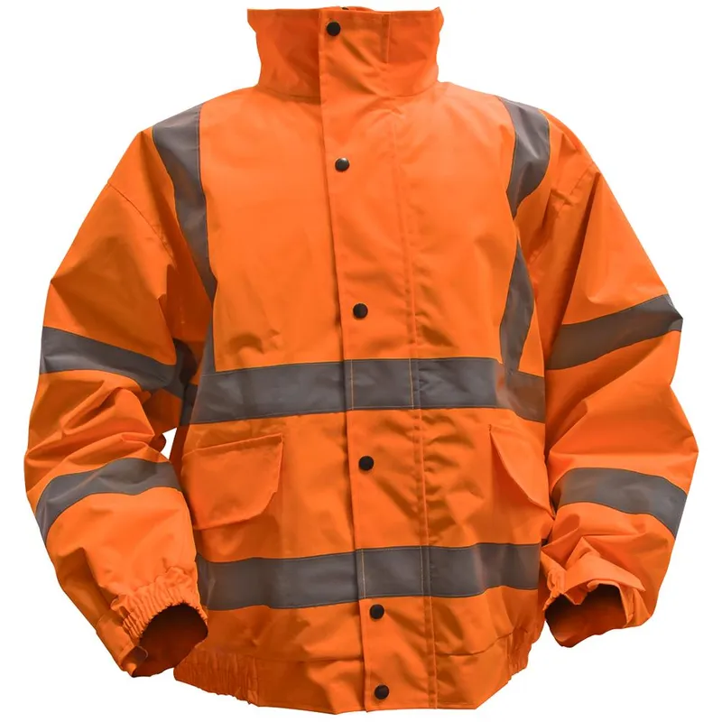 Sealey Quilted Lining Hi Vis Jacket Orange 2XL